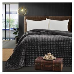 Κουβερτοπάπλωμα Μονό 160x240εκ. 12513 Ανθρακί Beauty Home