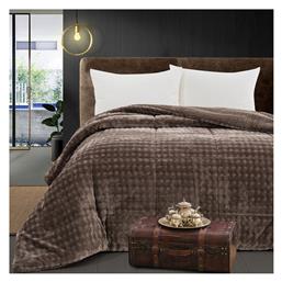 Κουβερτοπάπλωμα Μονό 160x240εκ. 12515 Μόκα Beauty Home