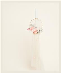 Λαμπαδα Βαπτισης Μονοχρωμο Premium Σομον Beauty Home