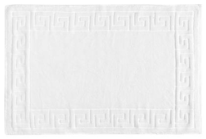 Neron Ξενοδοχειακό Πατάκι Μπάνιου Λευκό 50x75εκ. Beauty Home
