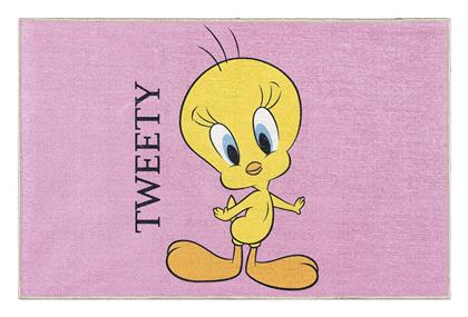 Πατάκι Εισόδου Tweety 6190 Ροζ 55x85εκ. Beauty Home