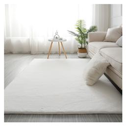 Rabbit Art 9640 Σετ Μοντέρνα Χαλιά Κρεβατοκάμαρας Λευκό 9640-ΣΕΤ 3τμχ Beauty Home