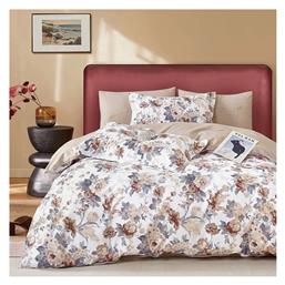 Σετ Υπέρδιπλο 220x240εκ. 12603 Μπεζ, Γκρι 3τμχ Beauty Home