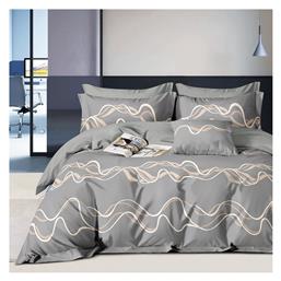 Σετ Υπέρδιπλο 220x240εκ. 12608 ΓΚΡΙ 3τμχ Beauty Home