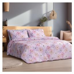 Σετ Υπέρδιπλο 220x240εκ. Hana Art 12089 Ροζ Beauty Home
