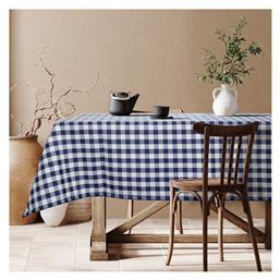 Τραπεζομάντηλο Checks Art Καρό Navy Μπλε 145x220cm Beauty Home