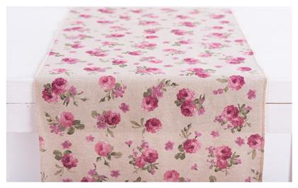 Τραπεζομάντηλο Ρόζα 32x150εκ. Beauty Home