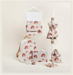 Βαπτιστικό Πακέτο με Θέμα Ουράνιο Τόξο 4τμχ Beauty Home