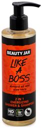 Like A Boss Αφρόλουτρο σε Gel για Άνδρες για Σώμα & Μαλλιά 250ml Beauty Jar