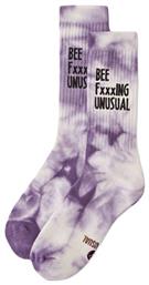 Bee. Unusual. Tie Dye Ανδρικές Κάλτσες Μωβ - Bee Unusual