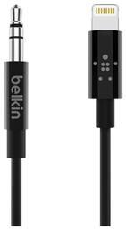 3.5mm to Lightning Cable Μαύρο 0.9m (AV10172BT03-BLK) Belkin