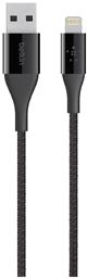 MIXIT Braided USB to Lightning Cable Mαύρο 1.2m (F8J207bt04-BLK) Belkin