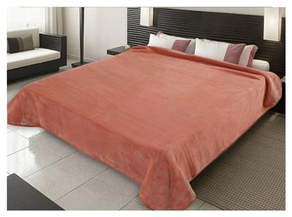 Ster Plain Κουβέρτα Ισπανίας Βελουτέ Υπέρδιπλη 220x240εκ. Plain Caramello 2 Belpla