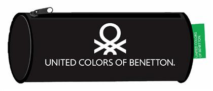 Κασετίνα Βαρελάκι Μαύρη Benetton