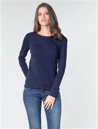Benetton Μακρυμάνικο Γυναικείο Top Μπλε από το Maroudas