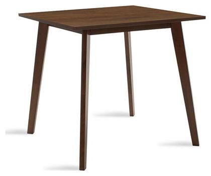 Benson Τραπέζι Κουζίνας Ξύλινο Καρυδί 80x80x75εκ. Pakketo