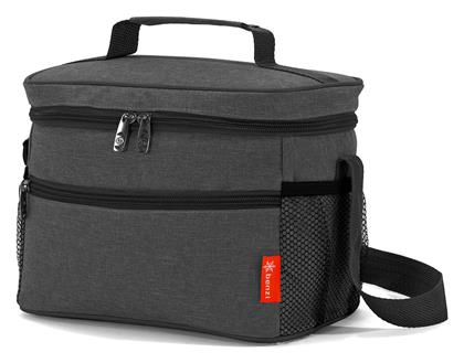 Ισοθερμική Τσάντα Ώμου 6 λίτρων Γκρι Μ24 x Π19 x Υ14εκ. Benzi