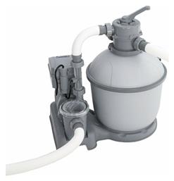 Bestway Αντλία Πισίνας Flowclear Filter Pump with Οzon Φίλτρου Μονοφασική με Μέγιστη Παροχή 4542 λίτρα/ώρα