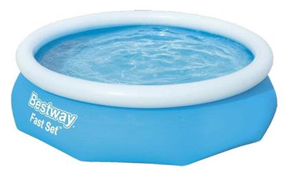 Fast Set Στρογγυλή Πισίνα Φουσκωτή Μπλε Bestway