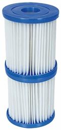 Flowclear Cartridge Ανταλλακτικό Φίλτρο Πισίνας Σετ 2τμχ με Διάμετρο 76εκ. 1.45kg Bestway