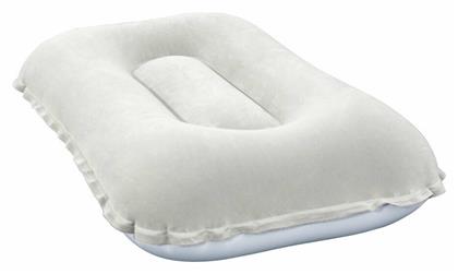 Μαξιλάρι Camping Βελούδινο Λευκό 48x30εκ. Bestway