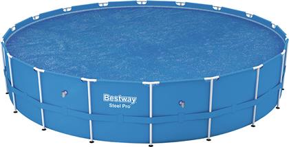 Bestway Ηλιακό Στρογγυλό Προστατευτικό Κάλυμμα Πισίνας Solar Pool Cover Διαμέτρου 549εκ.