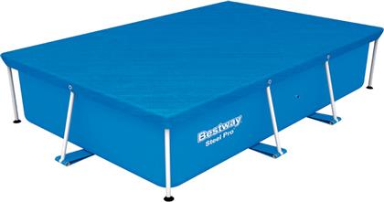 Bestway Αντηλιακό Παραλληλόγραμμο Προστατευτικό Κάλυμμα Πισίνας Steel Pro Pool Cover 400x211εκ.