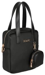1106 Γυναικεία Τσάντα Χειρός Μαύρη Beverly Hills Polo Club