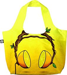 Bg Berlin Υφασμάτινη Τσάντα για Ψώνια σε Κίτρινο χρώμα από το Koolfly