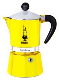 Rainbow Μπρίκι Espresso 3cups Κίτρινο Bialetti