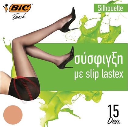 Bic Καλσόν 15DEN Μελί Medium Silhouette Bic Touch (1 τεμ)