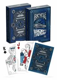 Back to the Future Συλλεκτική Τράπουλα Πλαστική για Poker Μπλε Bicycle
