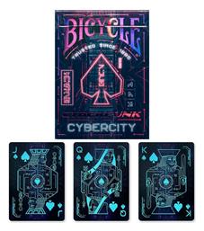 Cyberpunk Cybercity Συλλεκτική Τράπουλα Πλαστικοποιημένη Μαύρη Bicycle