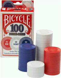 Bicycle Σετ 100 Μάρκες Poker 2gr