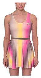 Spectrum Women's Tennis Dress Light Brown Coral Yellow Bidi Badu