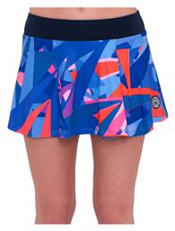 Spike Printed Wavy Women's Tennis Skort Dark Blue Blue Bidi Badu