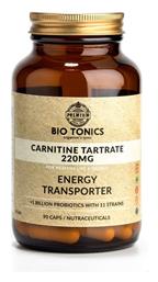 Carnitine Tartrate 220mg 90 φυτικές κάψουλες Bio Tonics