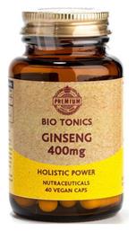 Ginseng 400mg 40 φυτικές κάψουλες Bio Tonics