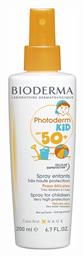 Photoderm Pediatrics Αδιάβροχο Παιδικό Αντηλιακό Spray SPF50 200ml Bioderma