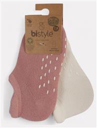 Αντιολισθητικά Παιδικά Σοσόνια Πολύχρωμα 2 Ζευγάρια Biorganic