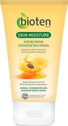 Bioten Skin Moisture Scrub Προσώπου για Kανονικές/Μικτές Επιδερμίδες Honey & Apricot Kernel 150ml