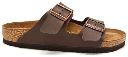 Arizona Birko-Flor Ανδρικά Σανδάλια σε Καφέ Χρώμα Regular Fit Birkenstock