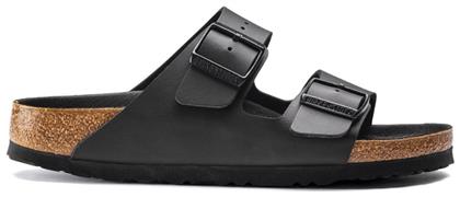 Arizona Birko-Flor Ανδρικά Σανδάλια σε Μαύρο Χρώμα Narrow Fit Birkenstock