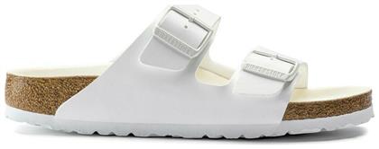 Arizona Birko-Flor Γυναικεία Σανδάλια Ανατομικά σε Λευκό Χρώμα Birkenstock