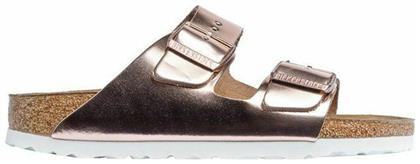 Arizona Soft Footbed Natural Δερμάτινα Ανατομικά Σανδάλια Birkenstock