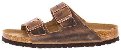 Arizona Soft Footbed Oiled Leather Δερμάτινα Γυναικεία Σανδάλια Tabbaco Birkenstock