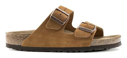 Arizona Soft Footbed Suede Leather Ανατομικά Σανδάλια Birkenstock