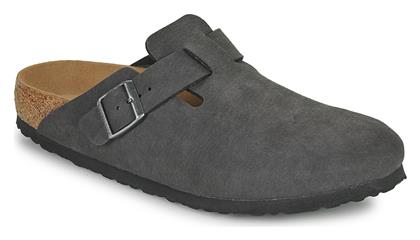 Boston Χειμερινές Ανδρικές Παντόφλες με Σχέδια Narrow Fit Birkenstock