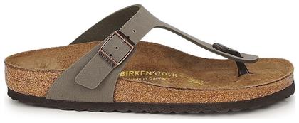 Gizeh Birko-Flor Ανδρικά Σανδάλια σε Γκρι Χρώμα Regular Fit Birkenstock