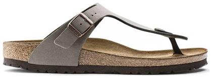 Gizeh Birko-Flor Nubuck Γυναικεία Σανδάλια Ανατομικά σε Χρώμα Regular Fit Birkenstock